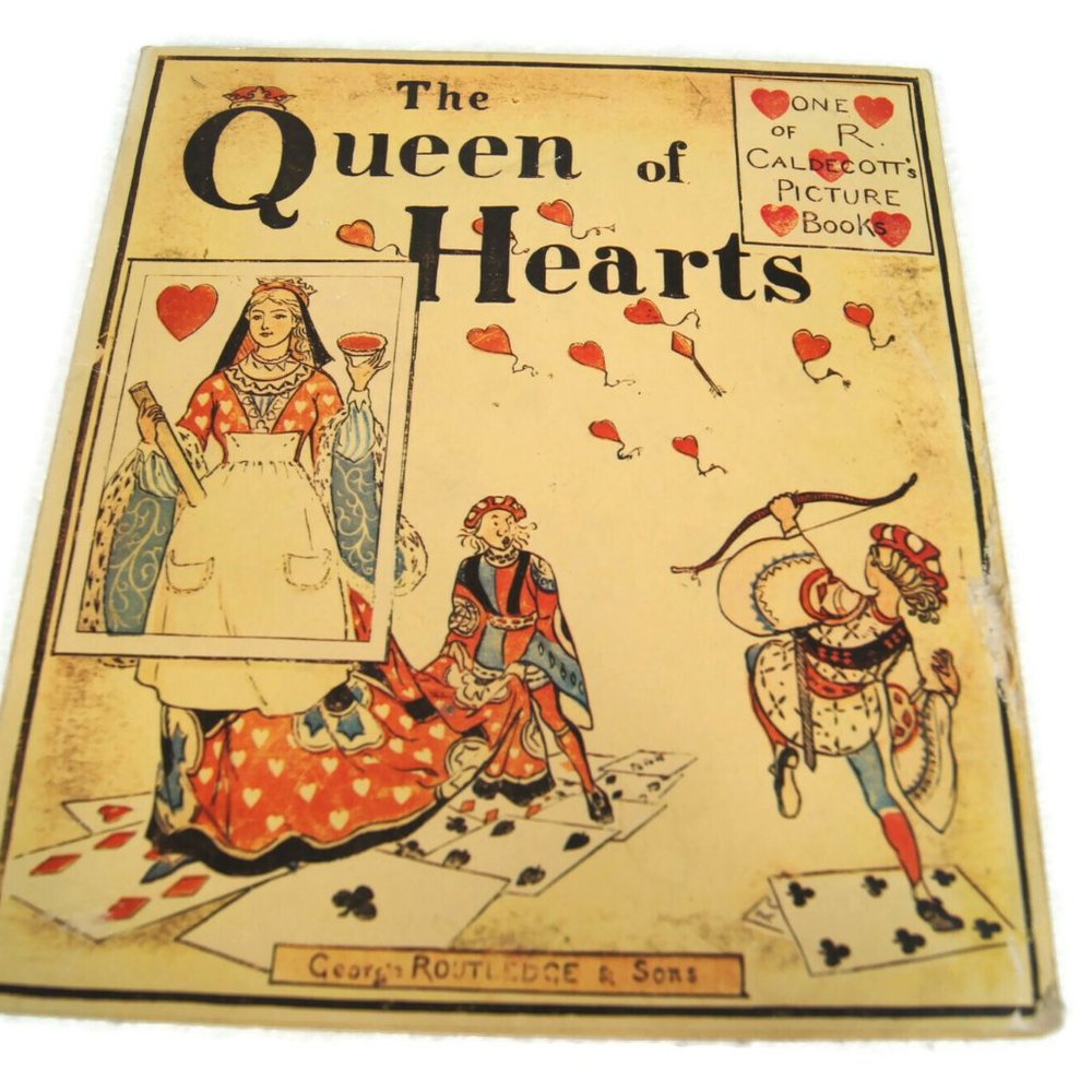 Vintage The Queen of Hearts Randolph Caldecott Printed in Hong Kong